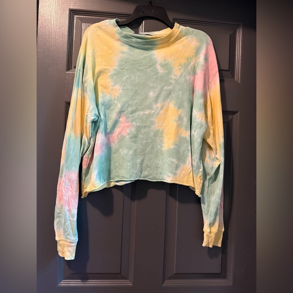 Daydreamer Tie Dye Cropped Long Sleeve